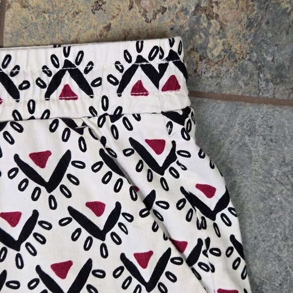 LOFT Size Large Linen Blend Pull On Shorts Elastic Drawstring Waistband Pockets - Picture 3 of 10